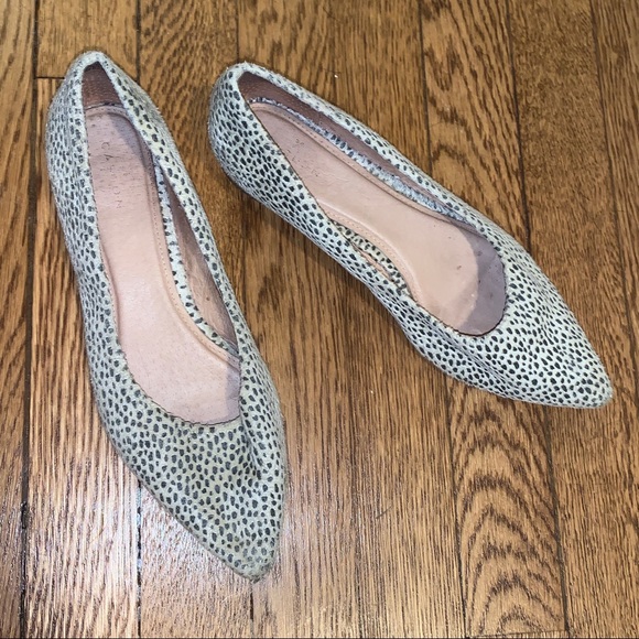 Caslon Pointed Toe Cheetah Flats - Picture 1 of 8